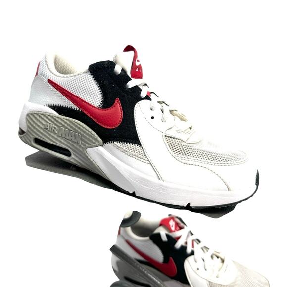 Nike Air Max Excee White University Red Women’s Size 7 Kids 5 - Picture 1 of 7